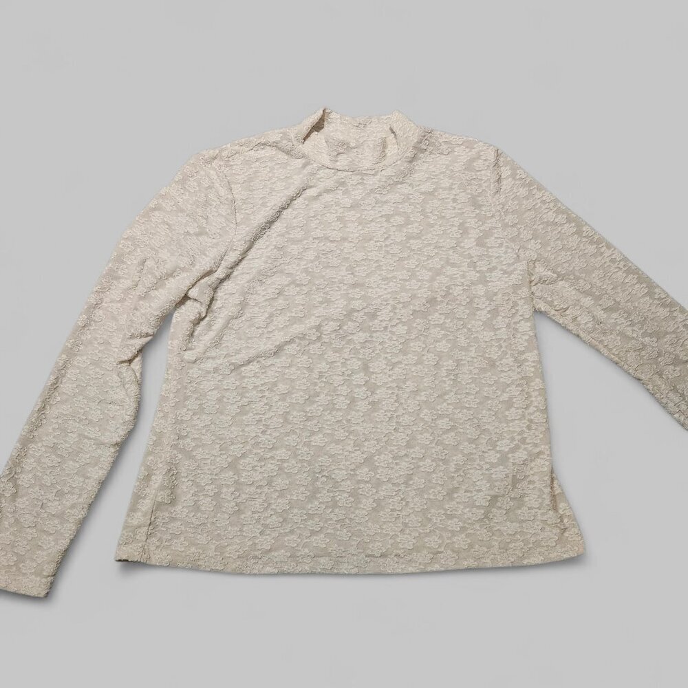 Scotch & Soda Mesh Floral Top XL